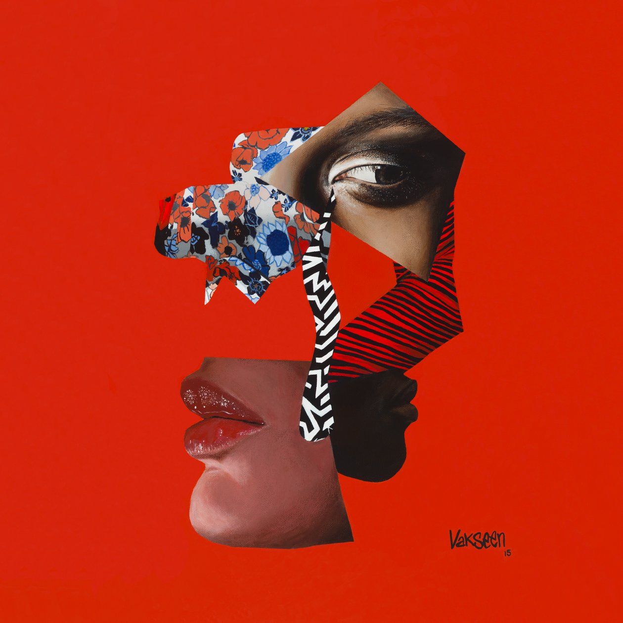 Ostrich Dreams, 2015 (Akril, vászon) alkotó: Vaskeen Vaskeen