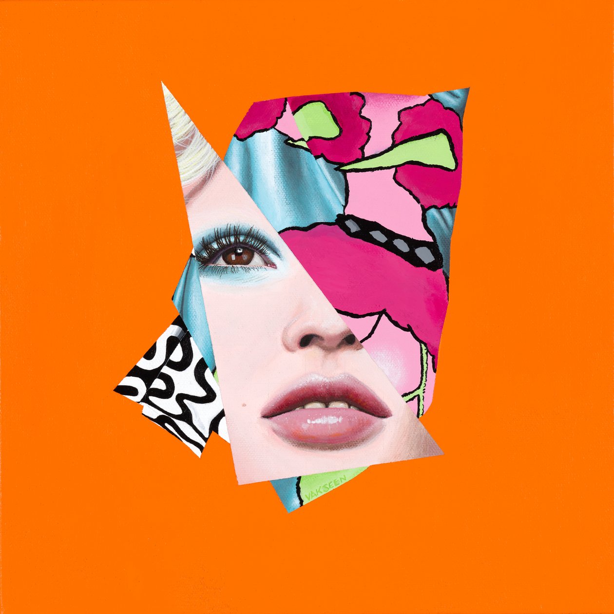 Unicorn Decadence, 2016 (Akril vászonra) alkotó: Vaskeen Vaskeen