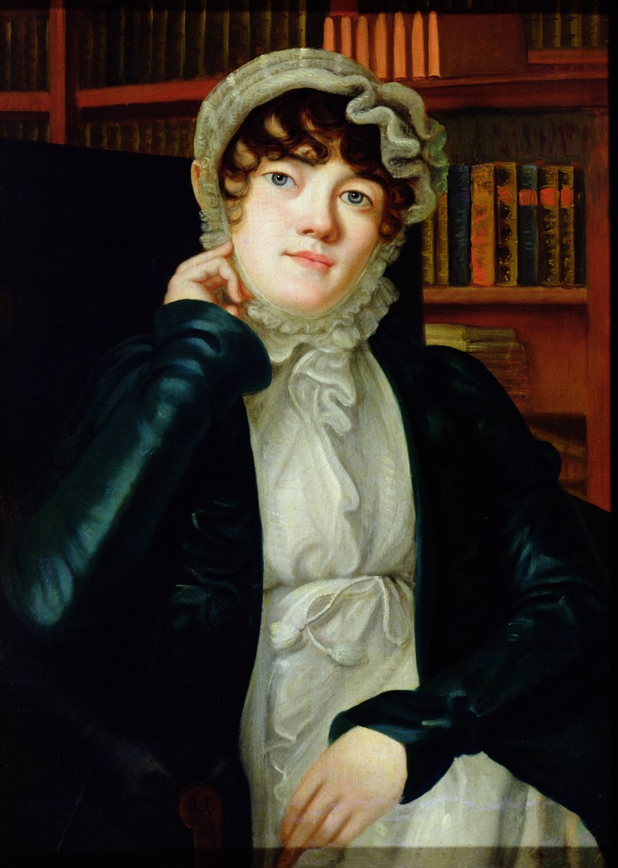 Karolina Pavlova portréja, 1830 körül alkotó: Vassily Fyodorovich Binemann