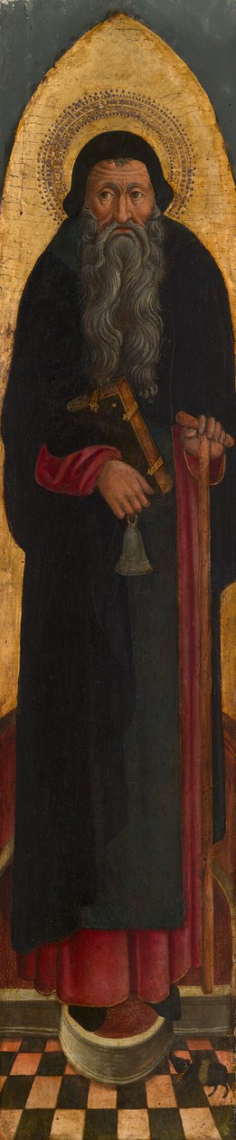 Szent Antal apát egy augustinusi oltárképről alkotó: Venetian