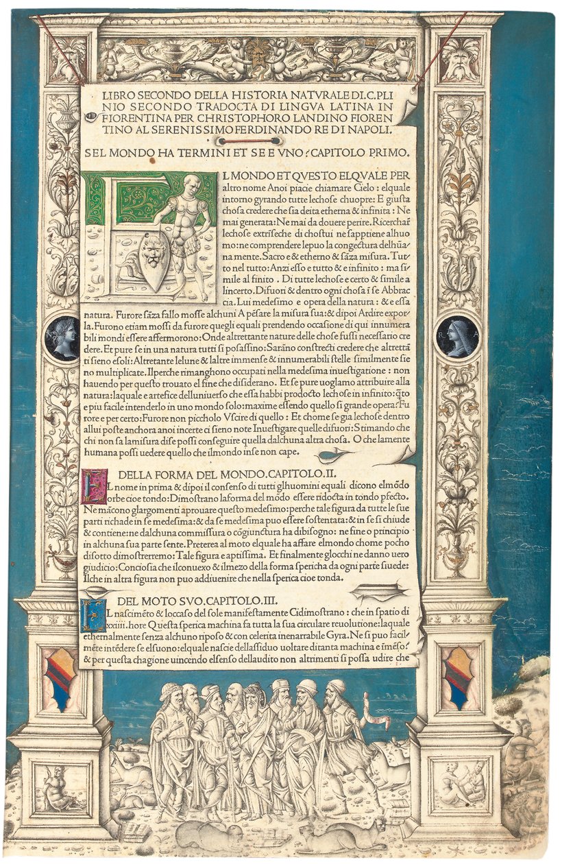 Idősebb Plinius "Historia Naturalis", 1476 alkotó: Venetian School