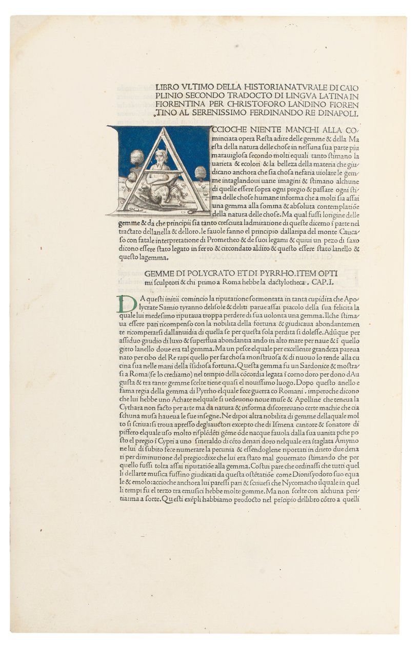 Idősebb Plinius "Historia Naturalis", 1476 alkotó: Venetian School