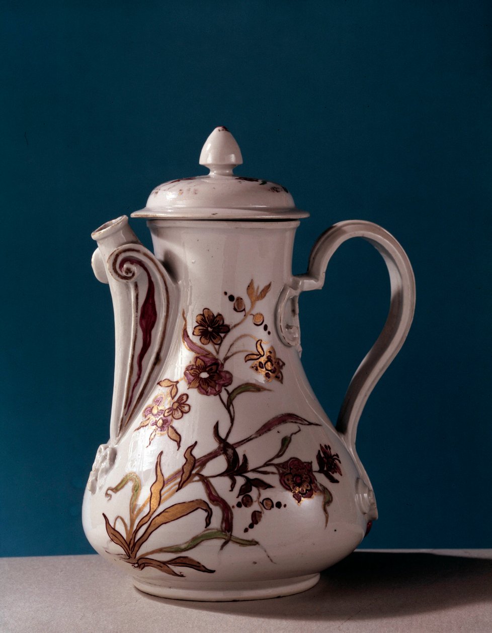 Porcelán edény a 18. századi Velencei Iskolából, Párizs, Dekoratív művészet alkotó: Venetian School
