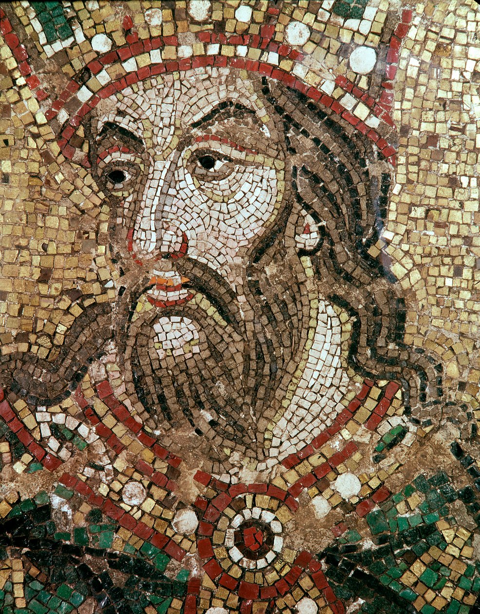 Egy király feje (mozaikrészlet alkotó: Veneto Byzantine School