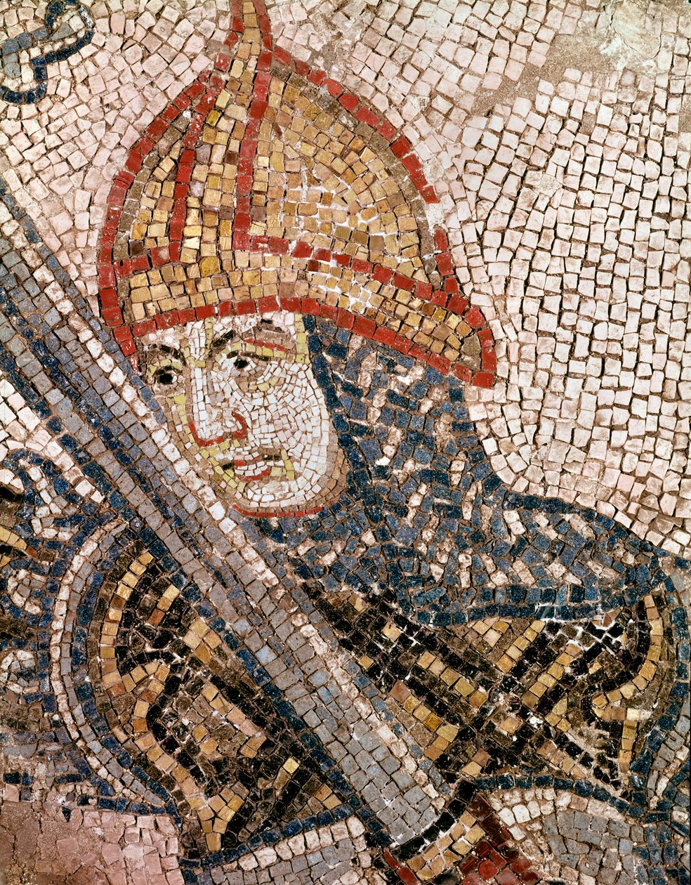 Katona feje (mozaikrészlet alkotó: Veneto Byzantine School