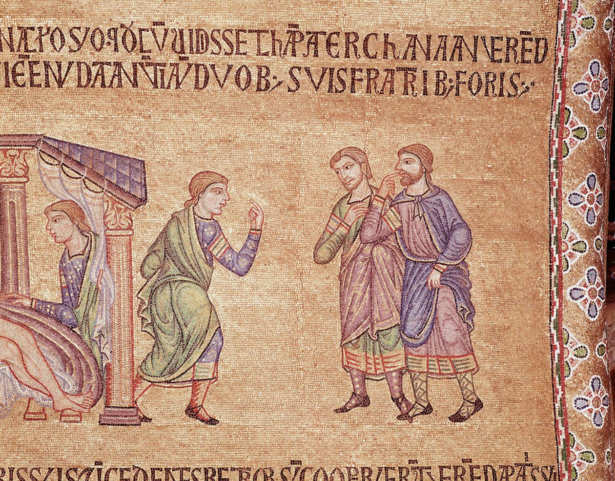 Noé élete (mozaikrészlet alkotó: Veneto Byzantine School