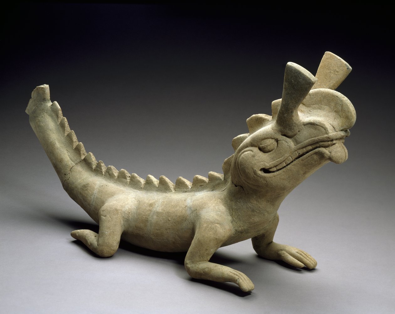 Iguana, i.sz. 600-900 (kerámia) alkotó: Veracruz Veracruz