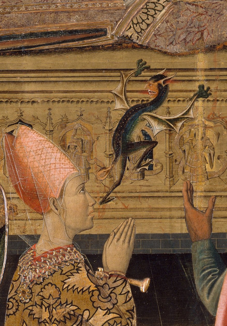 Eudoxia hercegnő Szent István sírja előtt Detail alkotó: Vergós Family