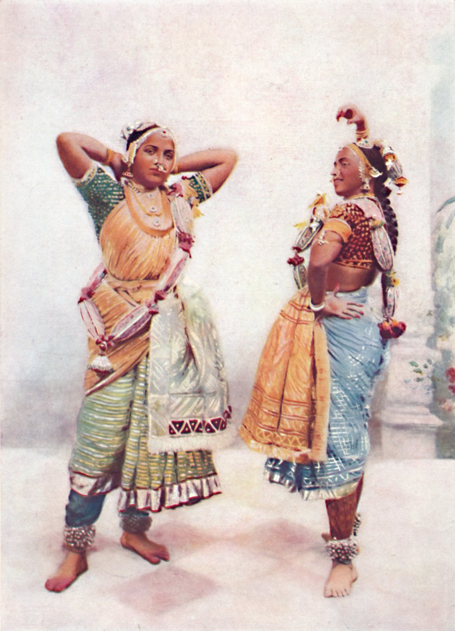 Baroda nautch lányok, 1902 alkotó: Vernon and Co