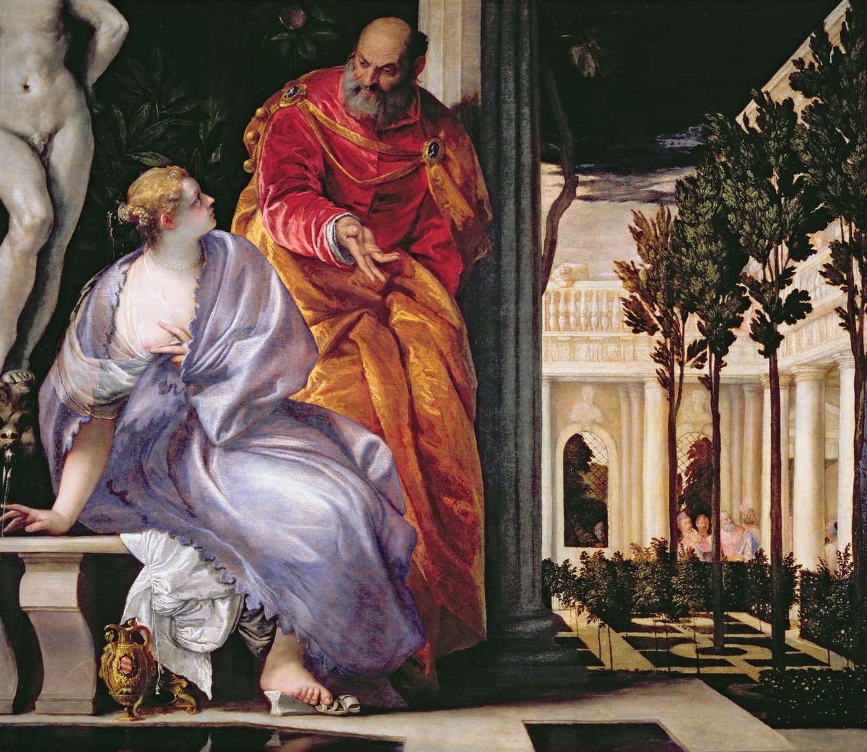 Bathsheba-fürdőzés, 1575 körül alkotó: Paolo Veronese