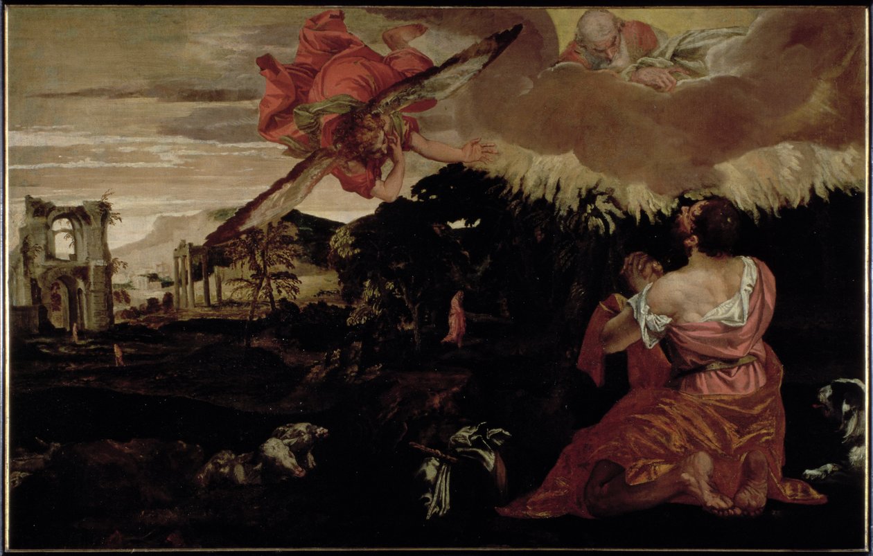 Mózes és az égő csipkebokor alkotó: Paolo Veronese