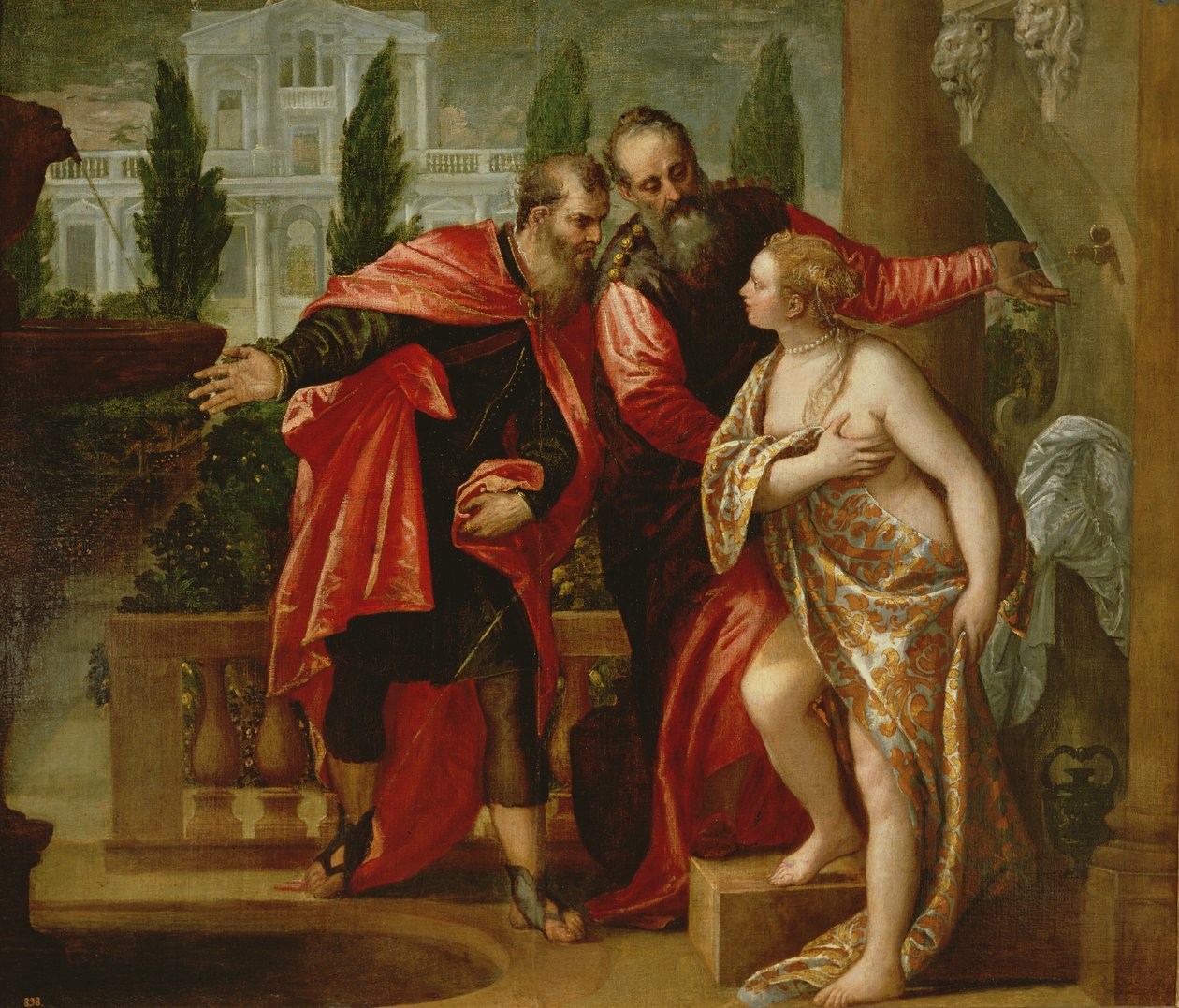 Susanna és a vének alkotó: Paolo Veronese