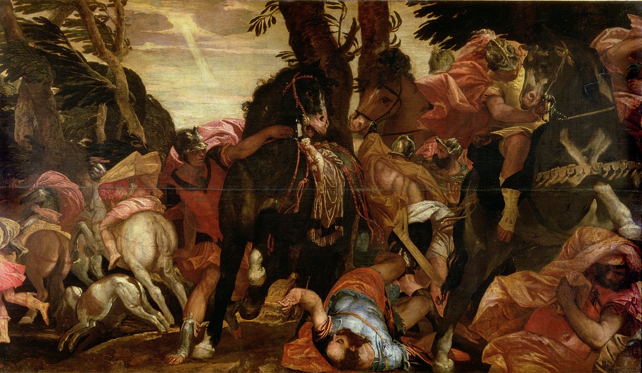Saul megtérése, 1580. o alkotó: Paolo Veronese