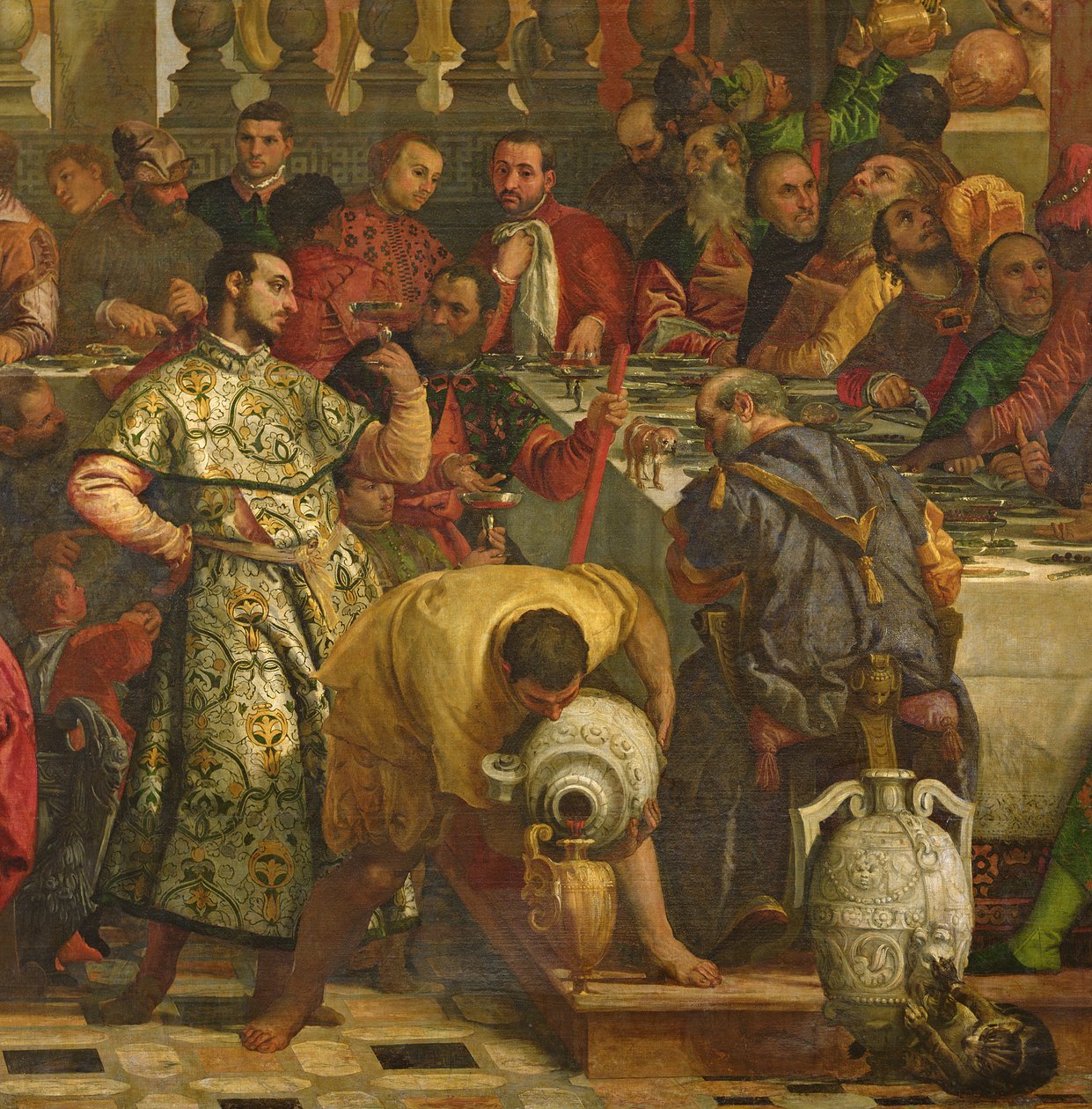 A kánai menyegző, 1562 körül (158295 részlet) alkotó: Veronese