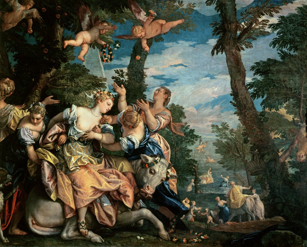 Európa megerőszakolása alkotó: Paolo Veronese