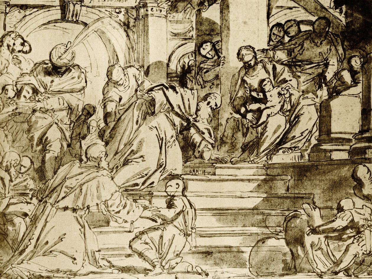 A mágusok imádása alkotó: Paolo Veronese