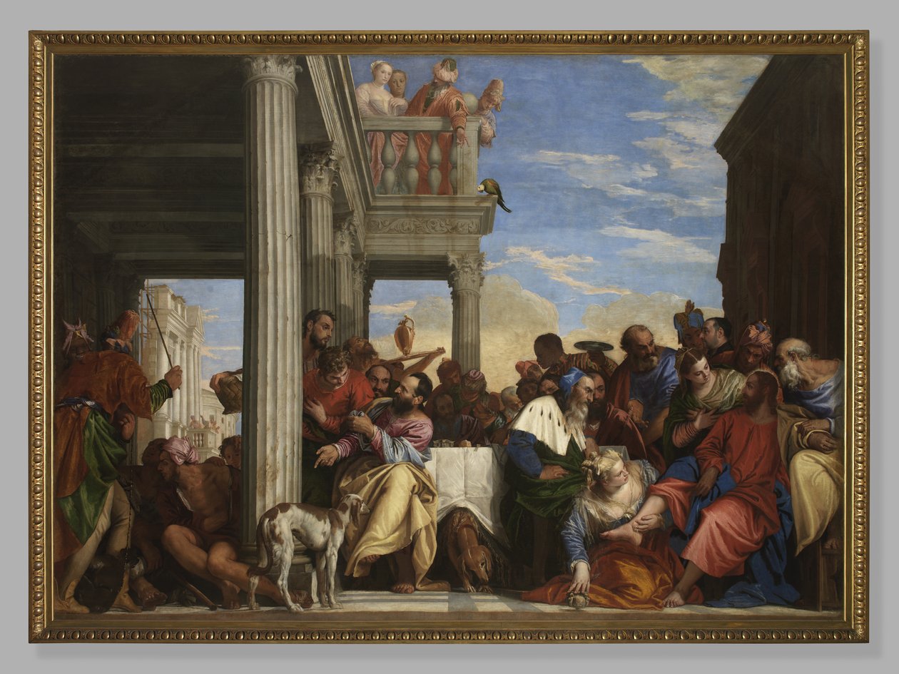 Vacsora a Simon-házban, 1555-56 alkotó: Veronese