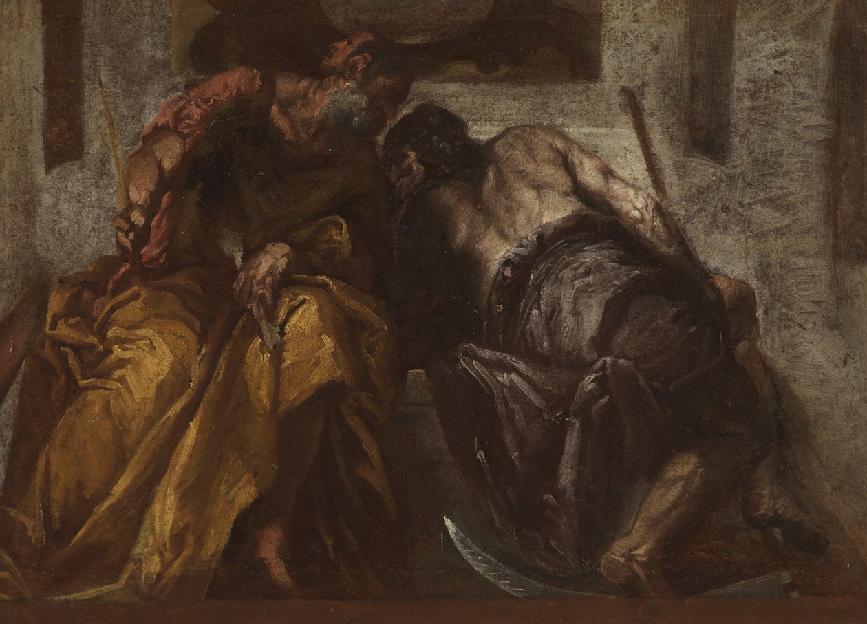 Janus és Szaturnusz, 1730-70 körül alkotó: Veronese