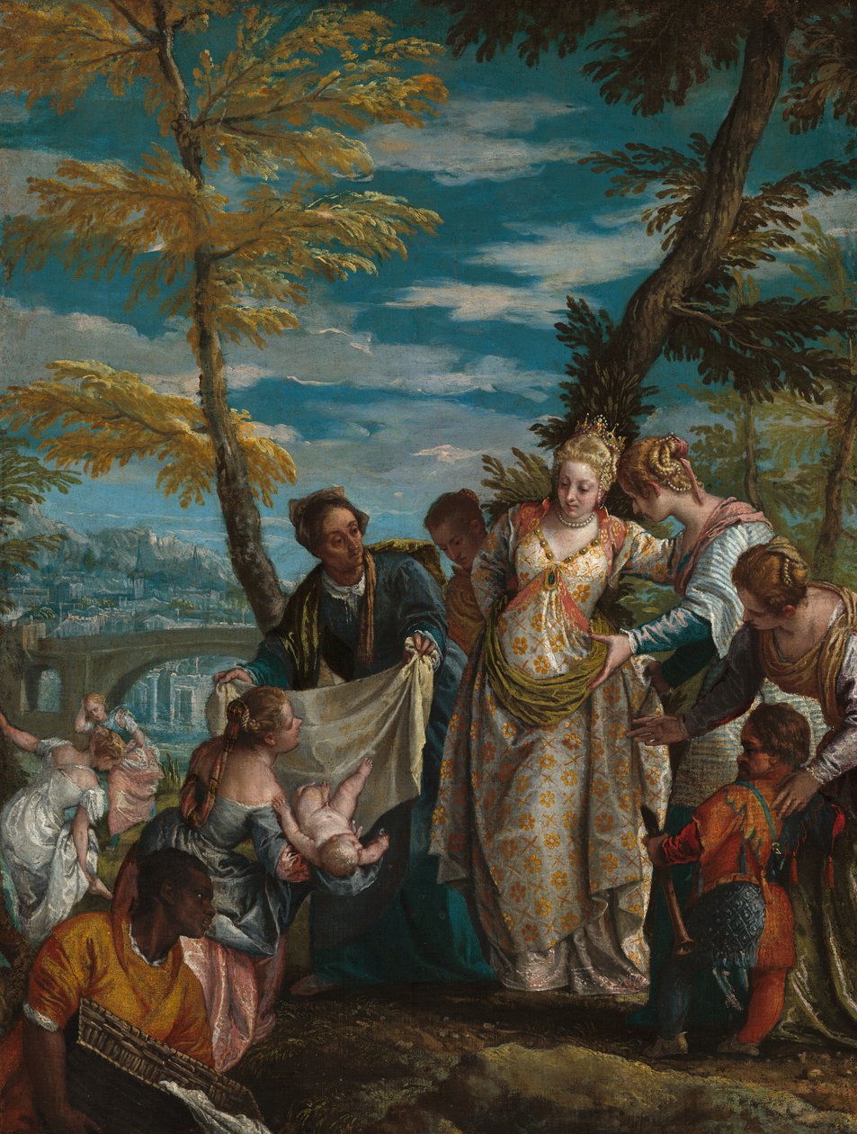 Mózes megtalálása alkotó: Veronese