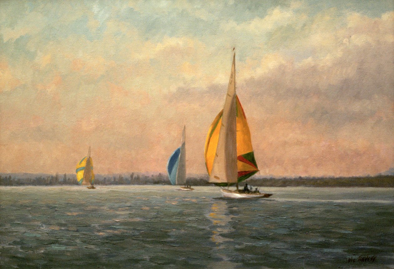 Late Finish – Sárkányok közreműködésével a Medway-n alkotó: Vic Trevett