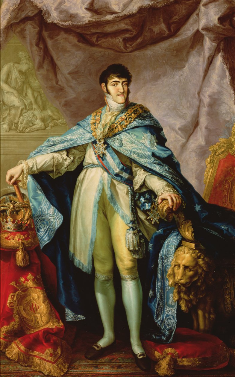 VII. Ferdinánd (1784-1833), Bourbon, 1808-11 alkotó: Vicente Lopez y Portana