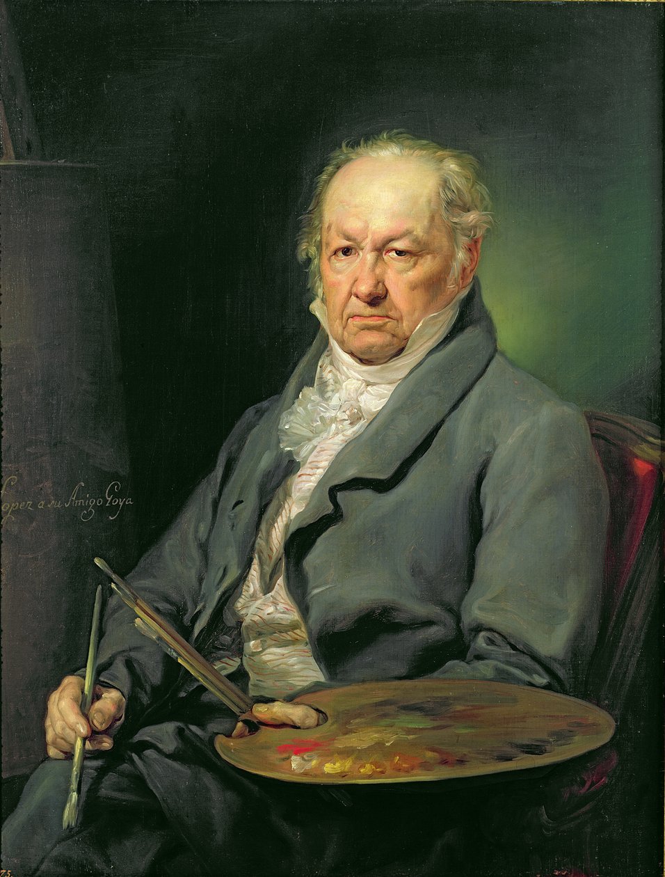 Francisco Jose de Goya, 1826 alkotó: Vicente Lopez y Portana