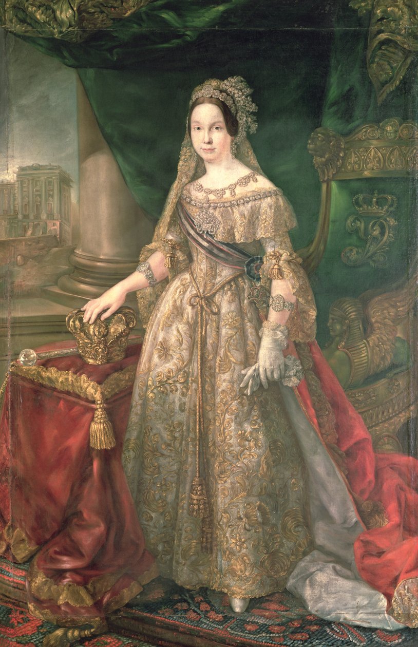 II. Izabella királynő (1830-1904) 1843 alkotó: Vicente Lopez y Portana
