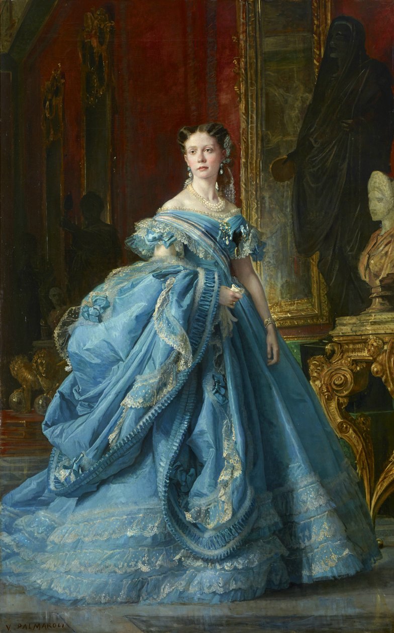 Infanta Isabel de Borbón y Borbón, II. Isabel lánya alkotó: Vicente Palmaroli y Gónzalez