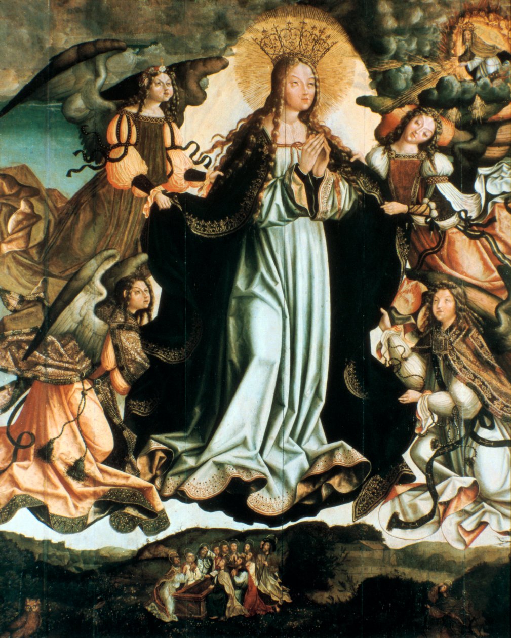 Szűz mennybemenetele, c1491-1518 alkotó: Vicente Gil