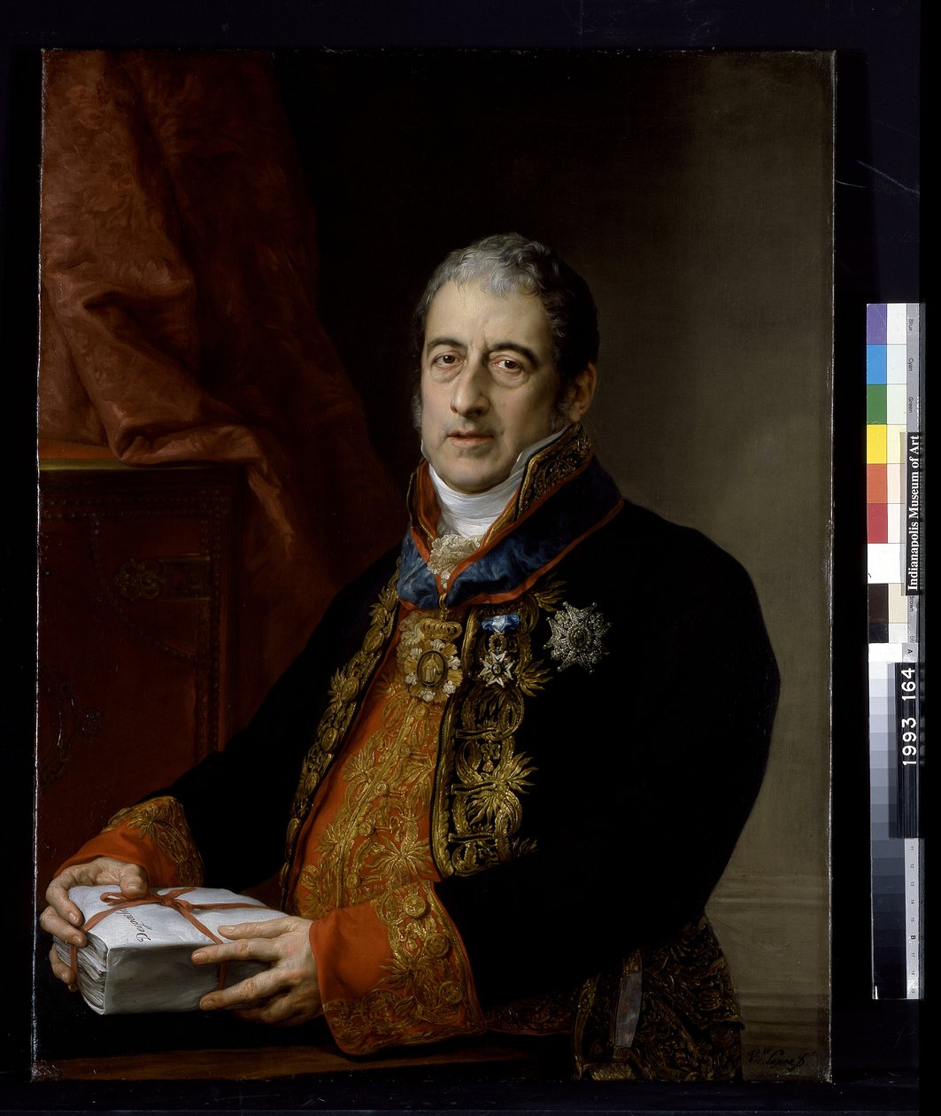 Juan Miguel De Grijalba portréja (olaj, vászon) alkotó: Vicente Lopez y Portana