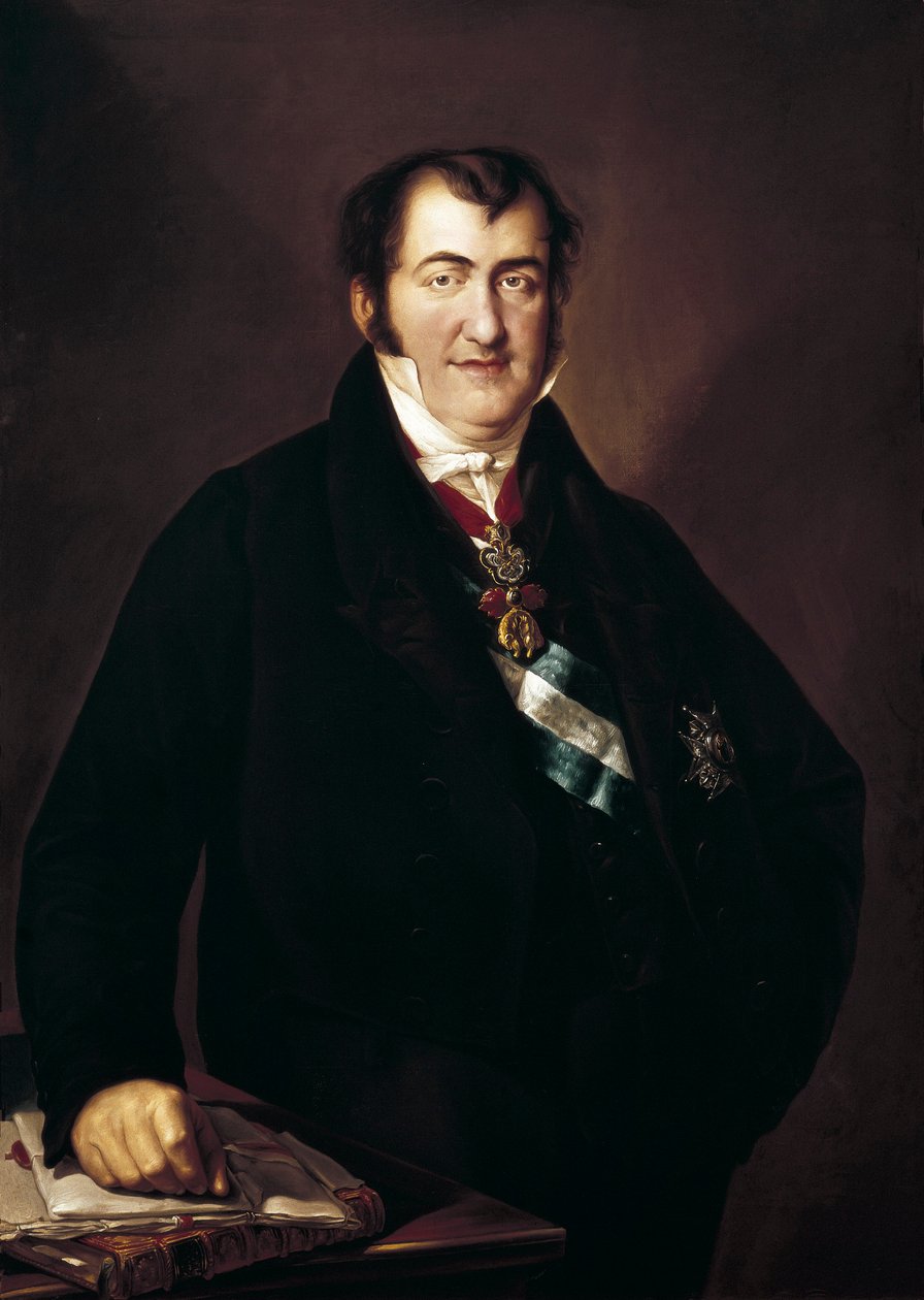 VII. Ferdinánd portréja (Fernando VII, Spanyolország alkotó: Vicente Lopez y Portana