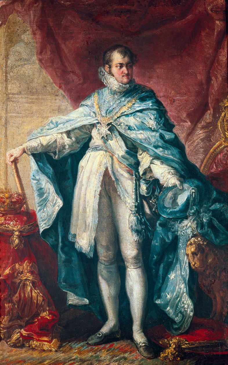 VII. Ferdinánd király (1784-1833) portréja alkotó: Vicente Lopez y Portana