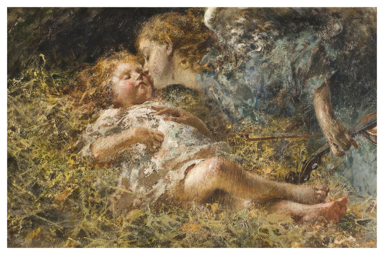 A muzsikus angyal, 1900-05 alkotó: Vicenzo Irolli