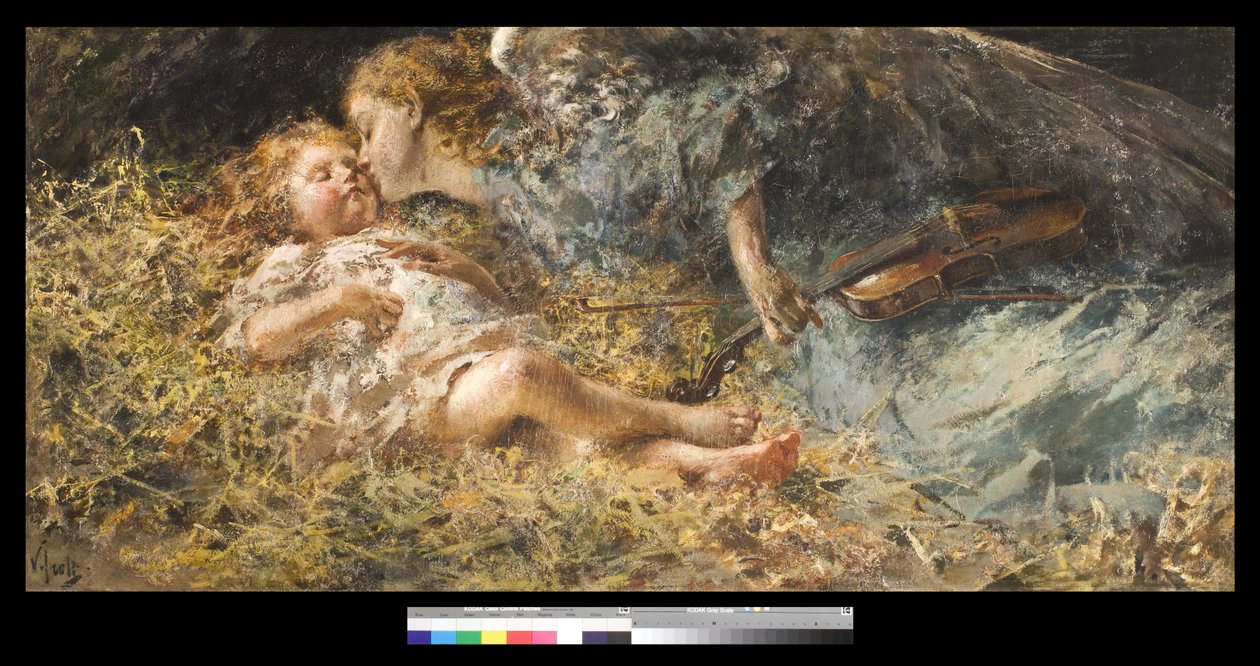 A muzsikus angyal, 1900 alkotó: Vicenzo Irolli
