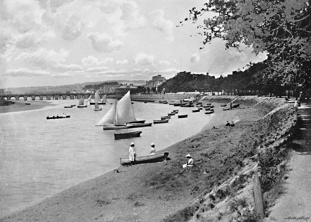 „Barnstaple, South Walkból”, 1896 alkotó: Vickery Bros