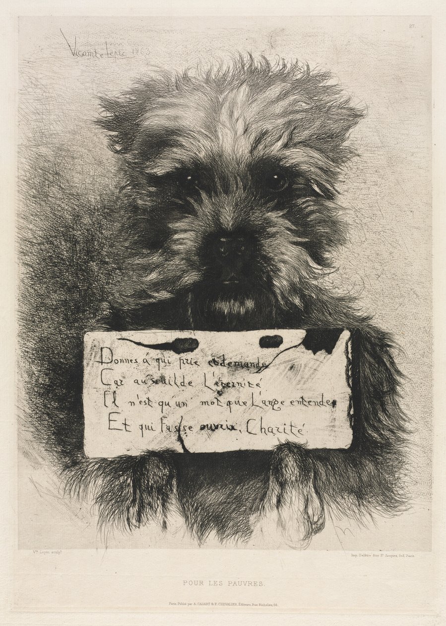 Szegényeknek, 1863. alkotó: Vicomte Lepic Ludovic Napoléon