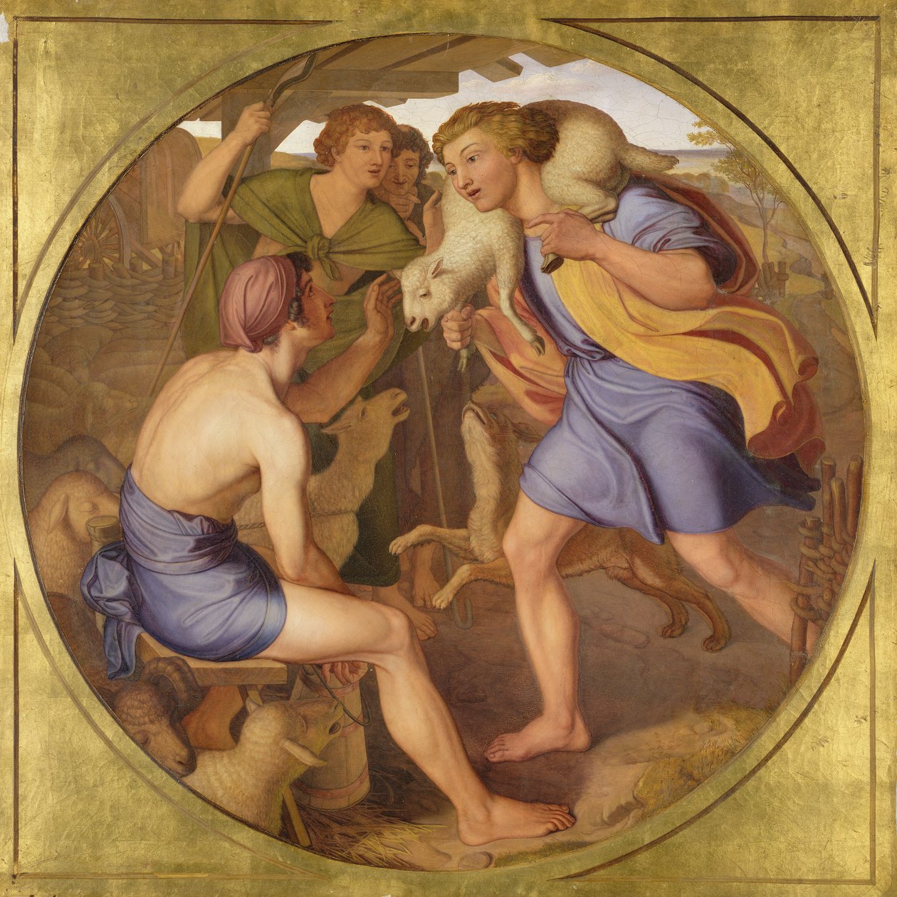 A jó pásztor, 1833 alkotó: Victor Emil Janssen