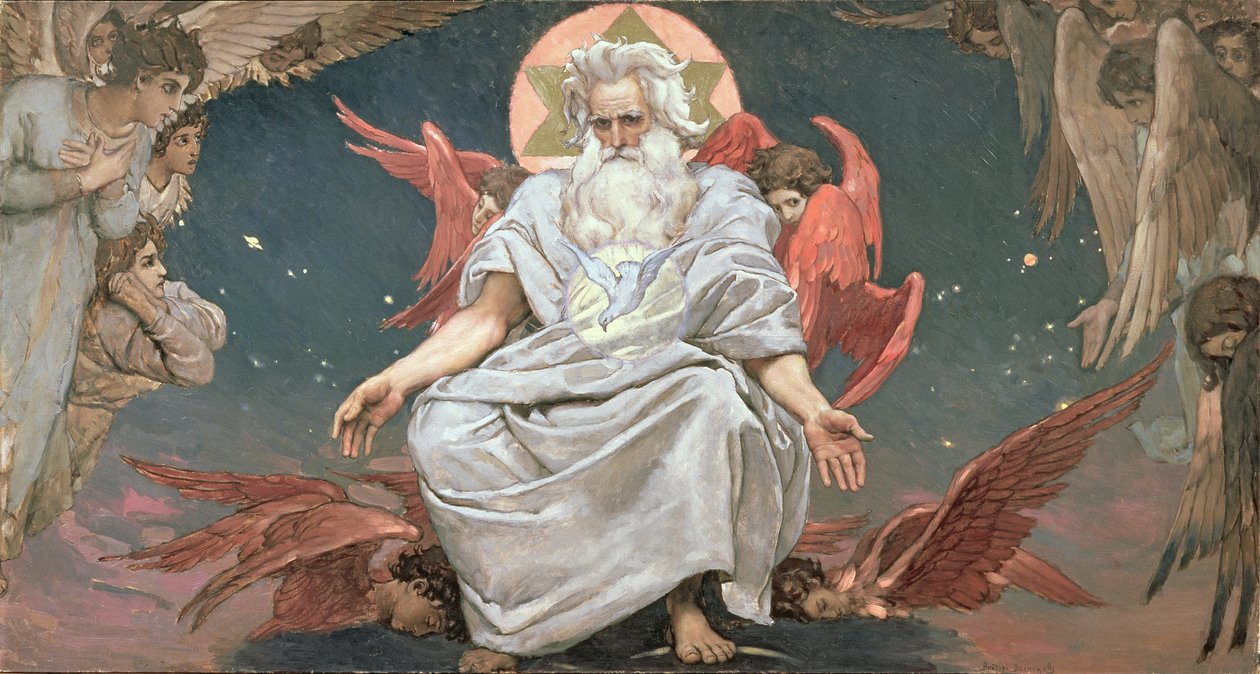 Savaoph, Az Atyaisten, 1885-96 alkotó: Victor Mikhailovich Vasnetsov