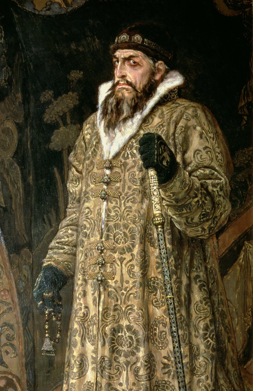 IV. Vasziljevics Rettenetes cár 1530-84 1897 olaj, vászon, 89327 részlet alkotó: Victor Mikhailovich Vasnetsov