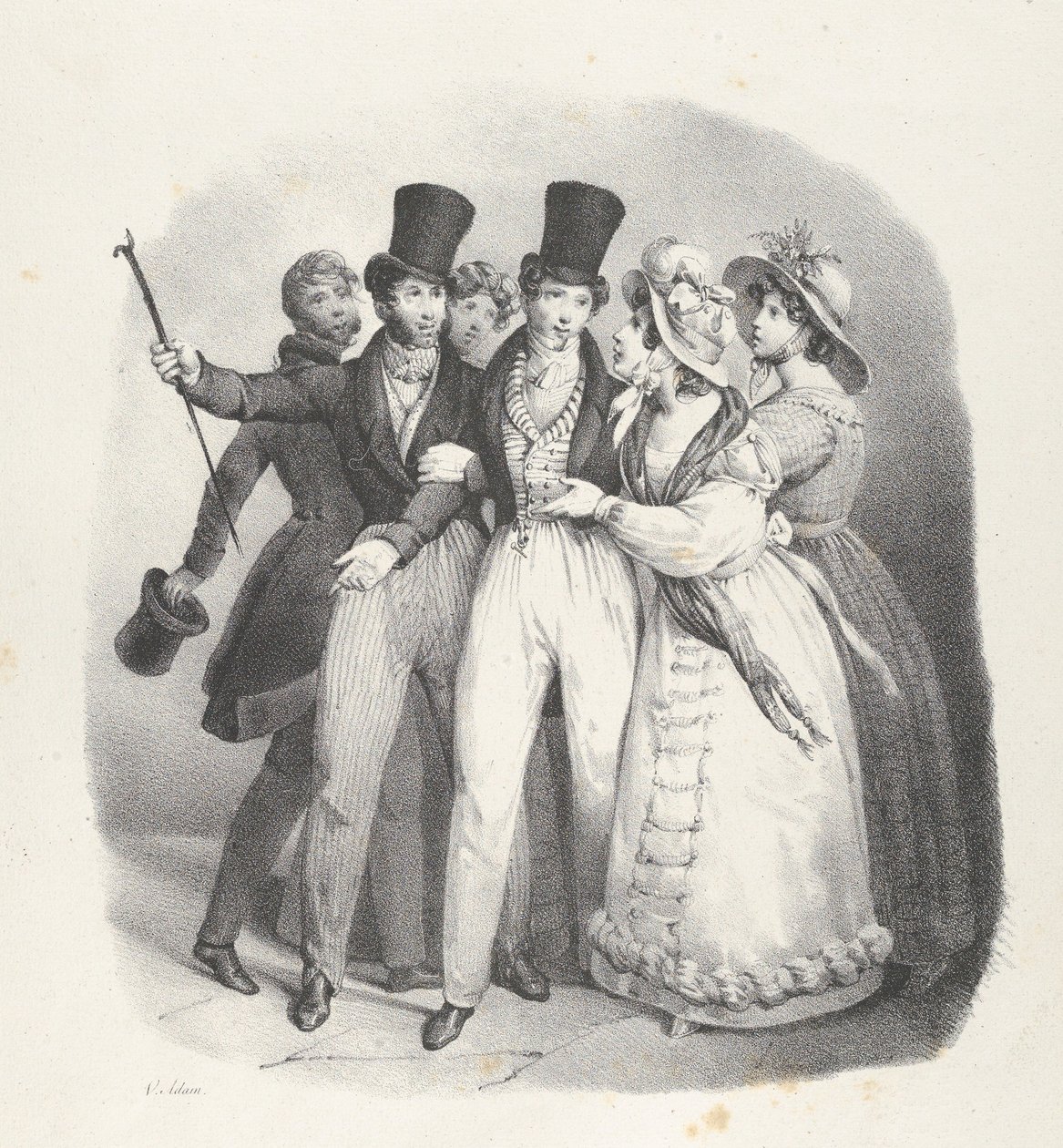 Pasas. VII: Ki követel engem Ki követel engem, 1824. alkotó: Victor Adam