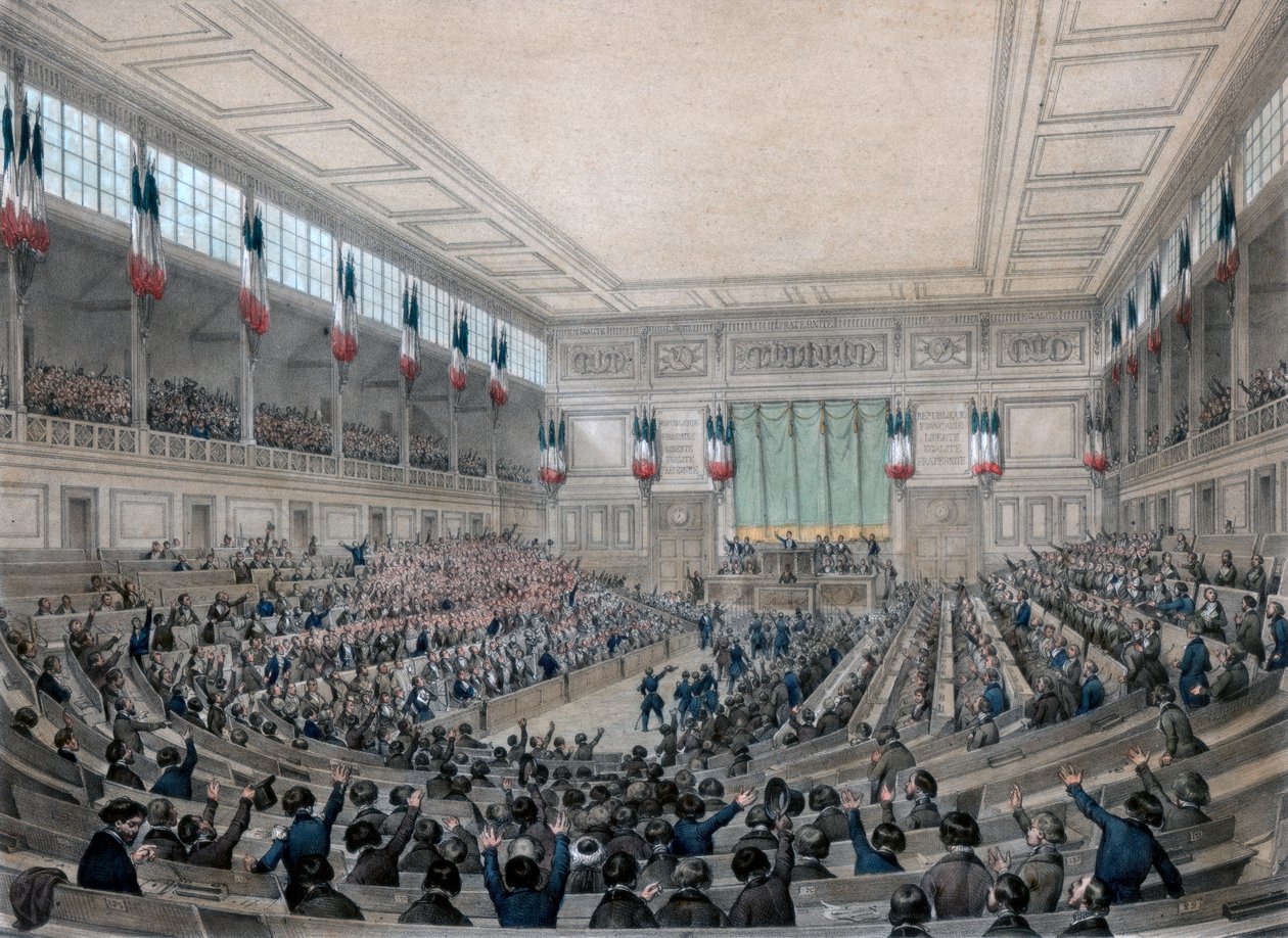 „A nemzetgyűlés állandóan van!”, Párizs, 1848. május 15. alkotó: Victor Adam