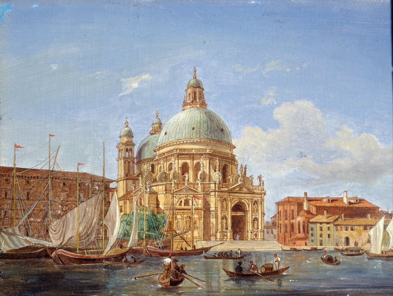 A Santa Maria della Salute templom, XIX alkotó: Victor Adam