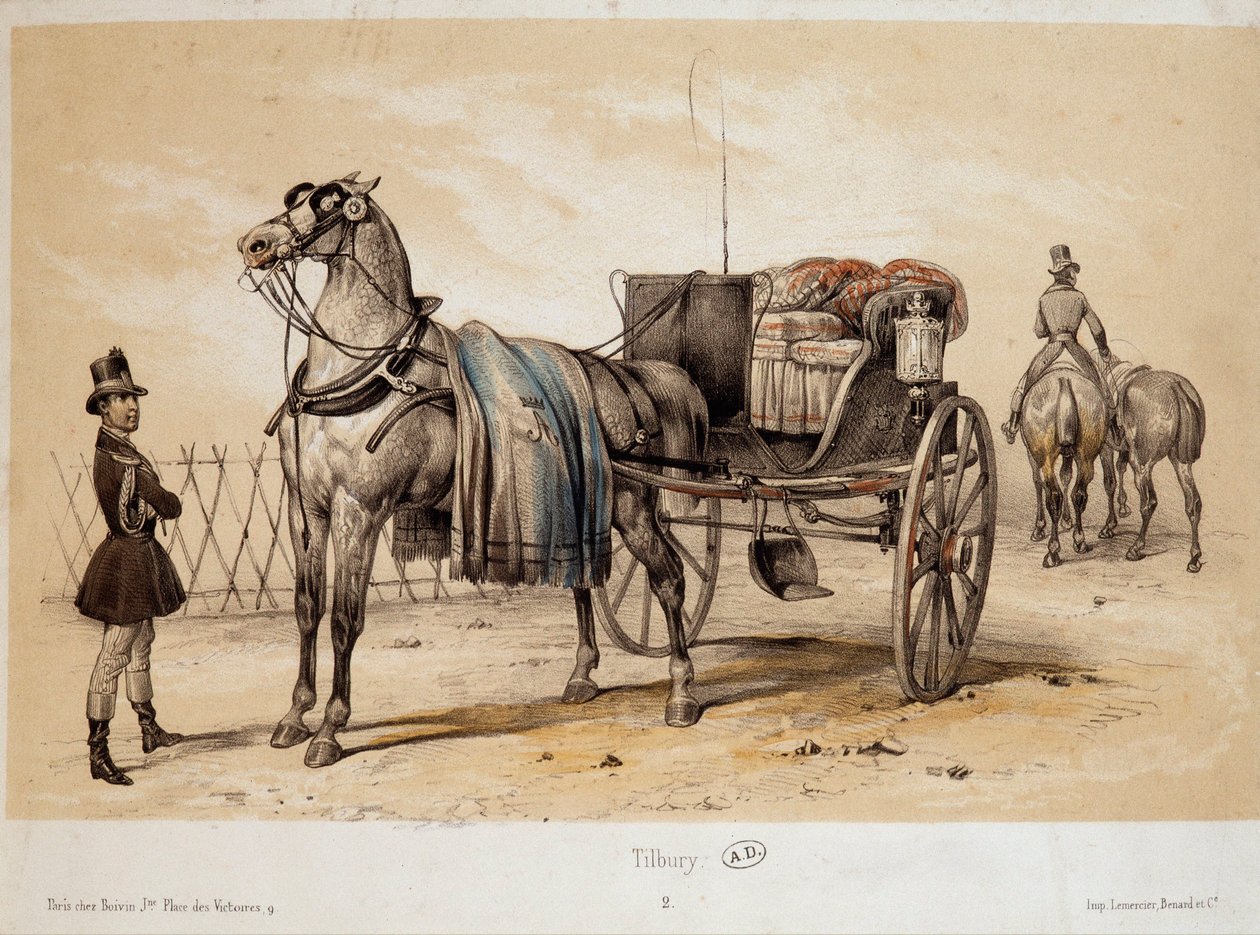 Tilbury – Adam litográfiája, kb. 1840 alkotó: Victor Adam