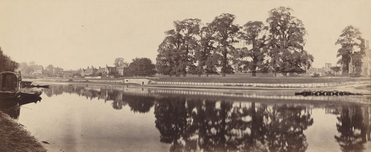 Hampton Court (második nézet) alkotó: Victor Albert Prout