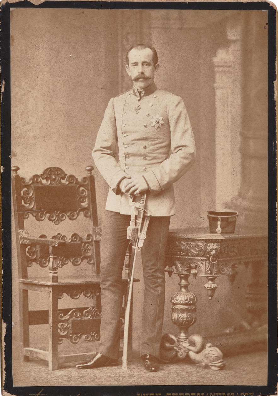 Rudolf, osztrák koronaherceg 1858-1889, 1888. alkotó: Victor Angerer