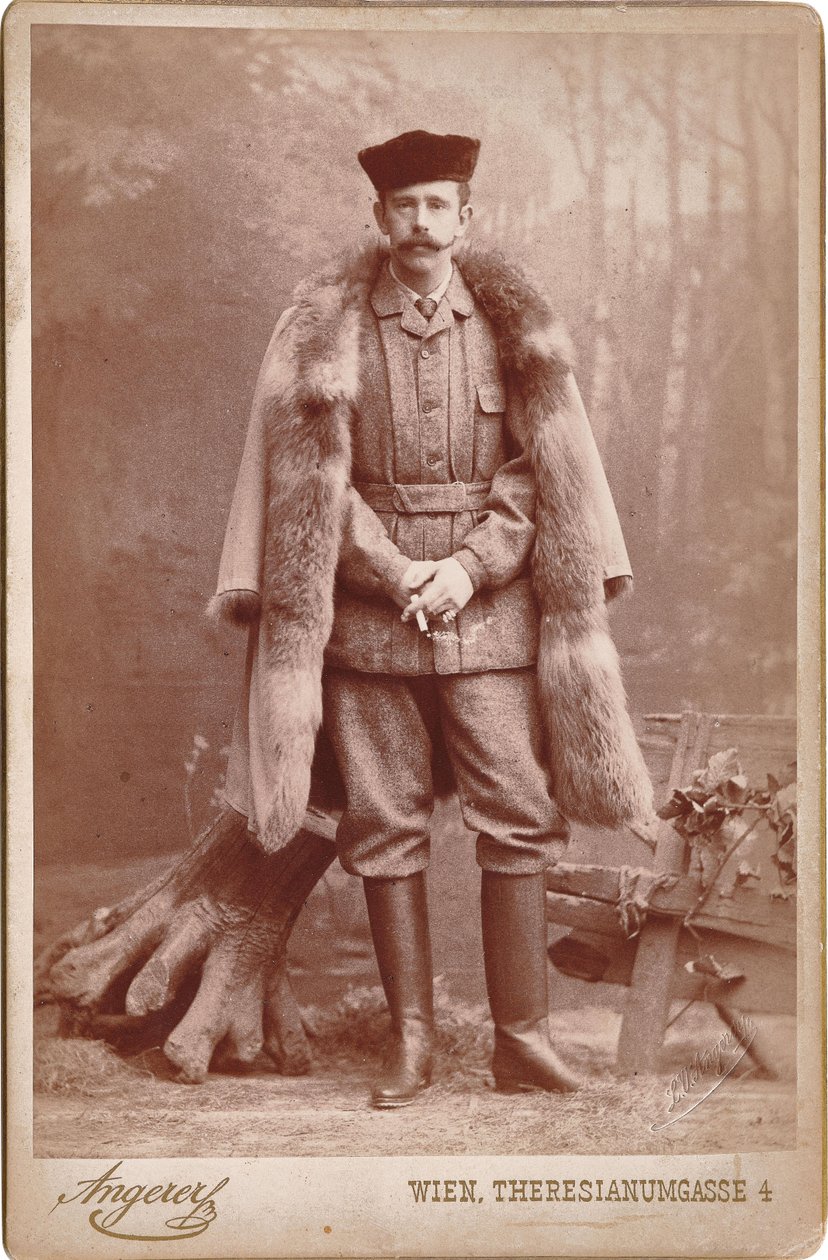 Rudolf, osztrák koronaherceg 1858-1889, 1889. alkotó: Victor Angerer