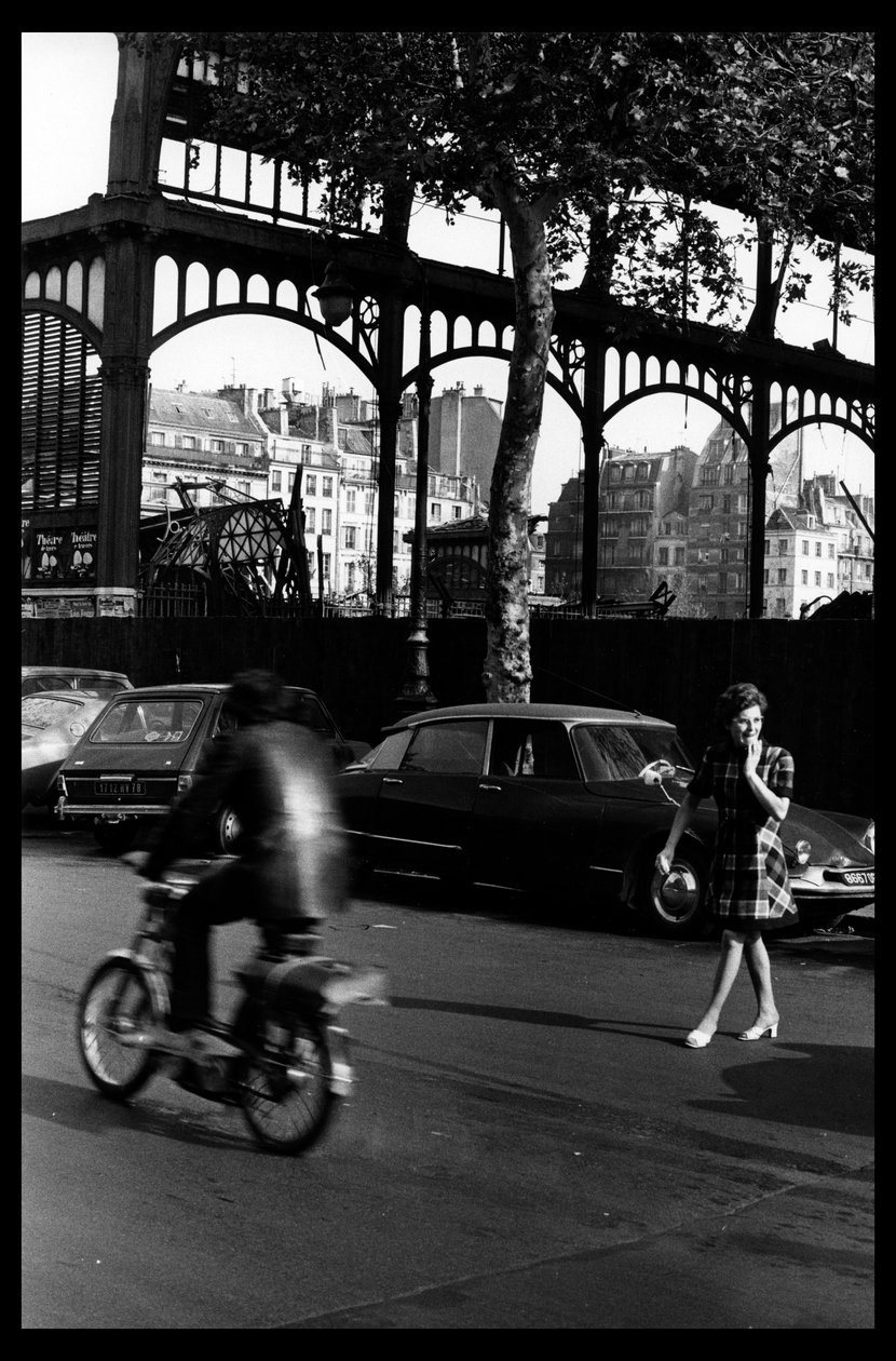 A párizsi központi piac lebontása, 1971 augusztusában (f/w fotó) alkotó: Victor Baltard
