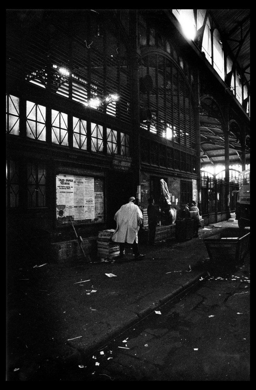 Les halles de Paris közvetlenül az 1971. augusztusi lebontás előtt (f/w fotó) alkotó: Victor Baltard
