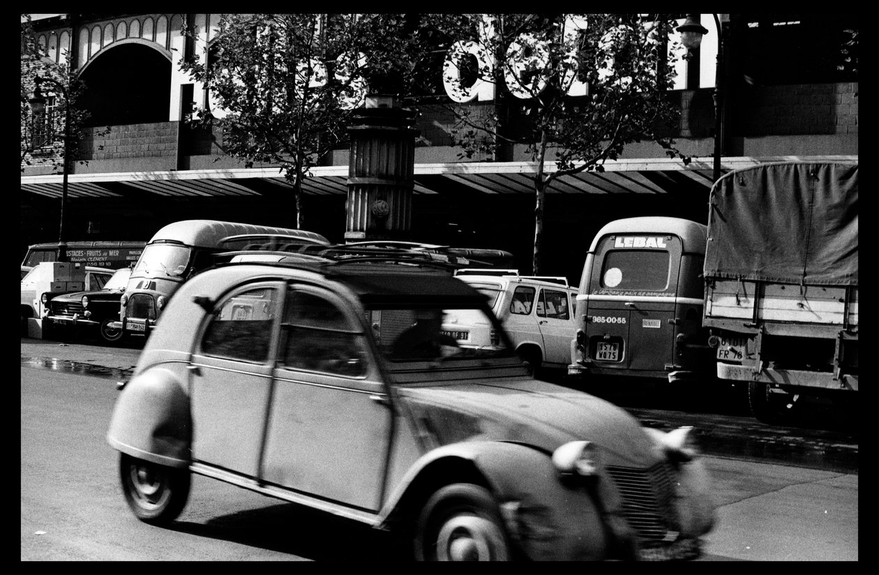 Les halles de Paris közvetlenül az 1971. augusztusi lebontás előtt (f/w fotó) alkotó: Victor Baltard