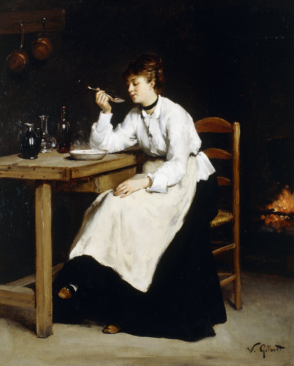 Tűz által, alkotó: Victor Gabriel Gilbert